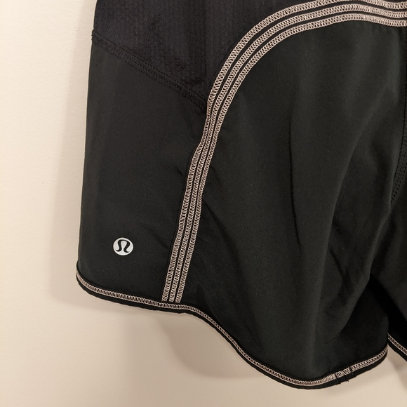 Lululemon Run The Fastest Short Black/Heathered Black/Pink Mist 4 - Picture 11 of 16